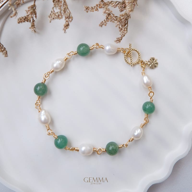 green aventurine bracelet