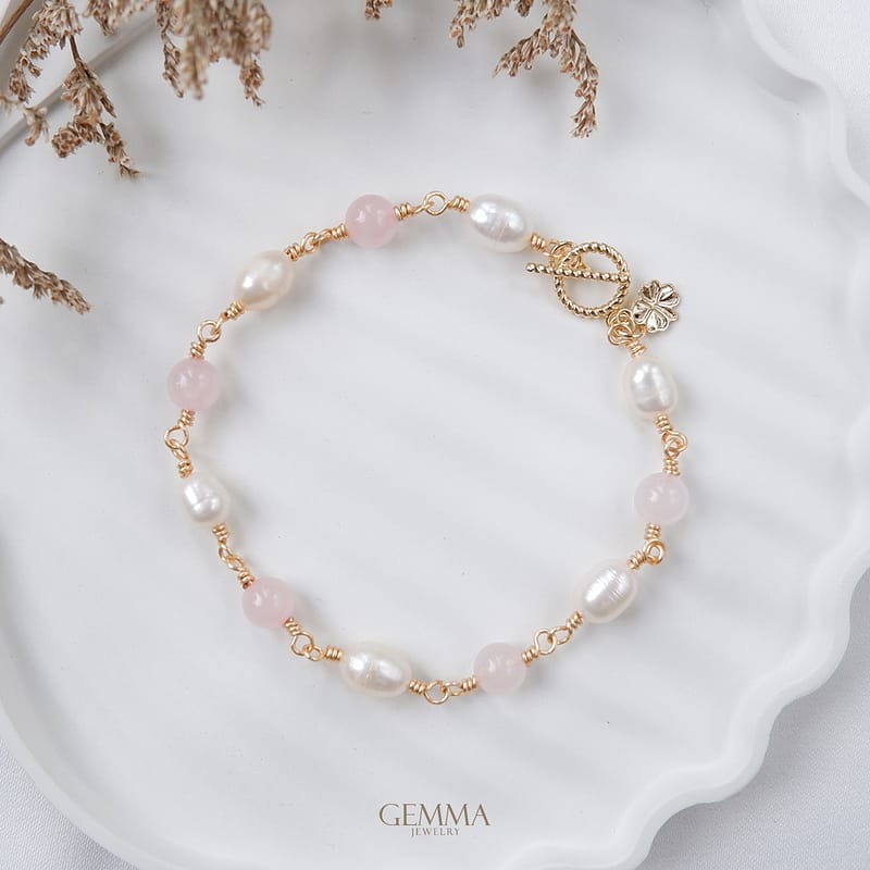 rosequartz bracelet